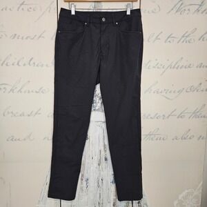 Lululemon ABC Pants Slim 32" Warpstreme Size 30 Black